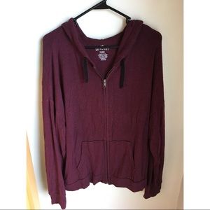 American Eagle zip up hooded sweatshirt